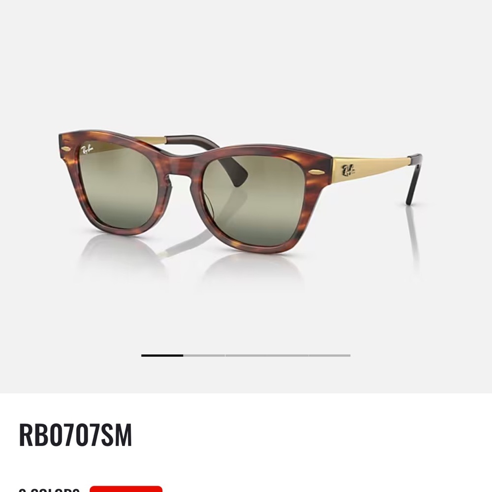 Ray-Ban Brown Wayfarer Sunglasses with Tortoiseshell Design